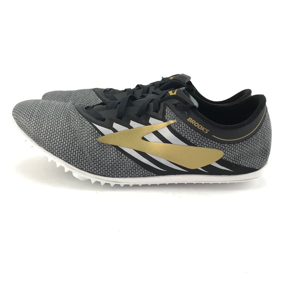 Brooks Mens ELMN8 V4 Black Nylon Track Spikes - Picture 4 of 8